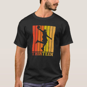 Camiseta Felices Decoraciones De Cumpleaños 13 Para Niños B