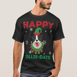 Camiseta Felices días de collie Perros amantes de los anima