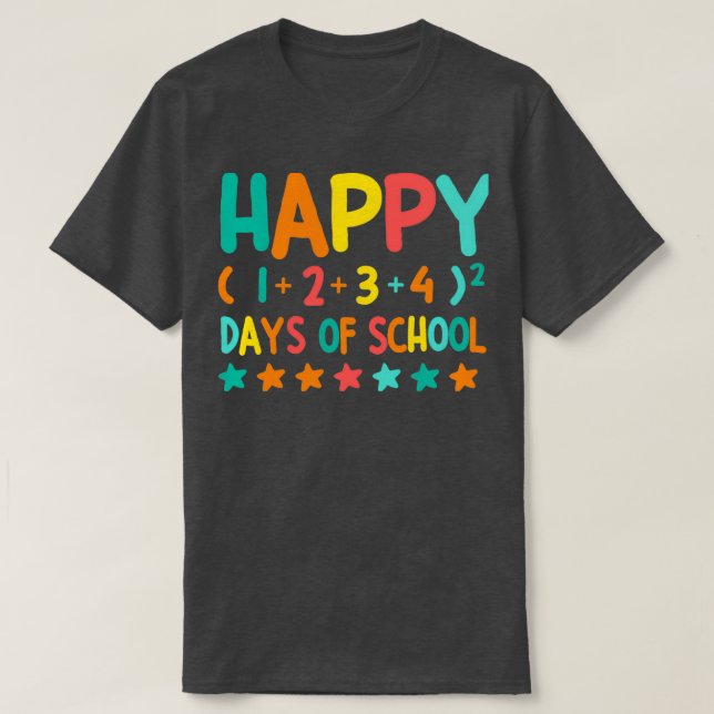 Camiseta Felices Días Escolares (Diseño del anverso)