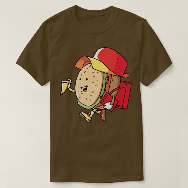 Camiseta Felices estudiantes de Hamburger (Diseño del anverso)