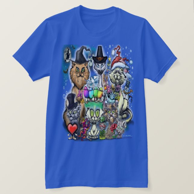 Camiseta Felices Fiestas (Anverso del diseño)