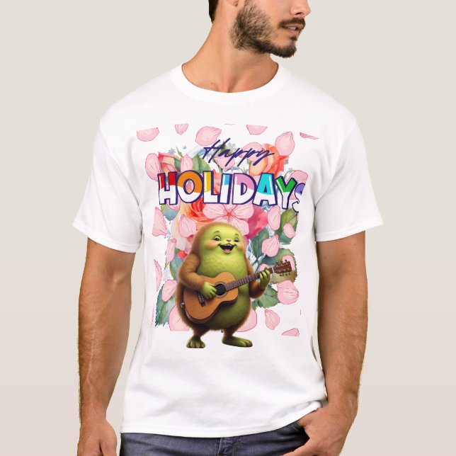 Camiseta Felices fiestas (Anverso)