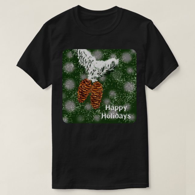 Camiseta Felices Fiestas (Diseño del anverso)