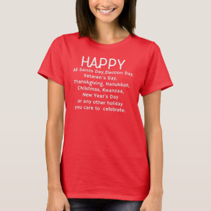 Camiseta Felices Fiestas