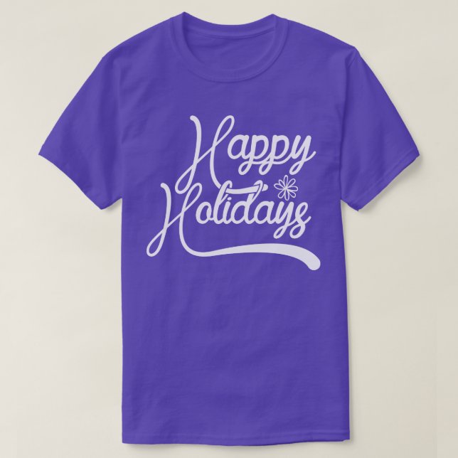 Camiseta Felices Fiestas (Diseño del anverso)