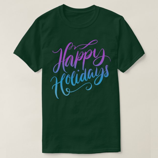 Camiseta Felices Fiestas (Diseño del anverso)
