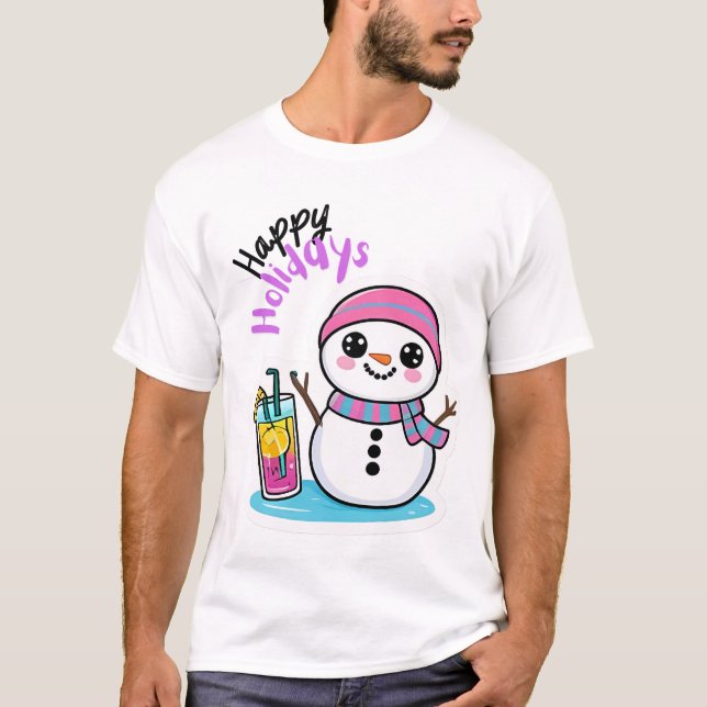 Camiseta Felices Fiestas (Anverso)