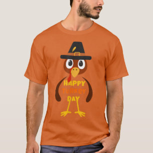 Camiseta Felices fiestas de Acción de Gracias Turquía Feliz