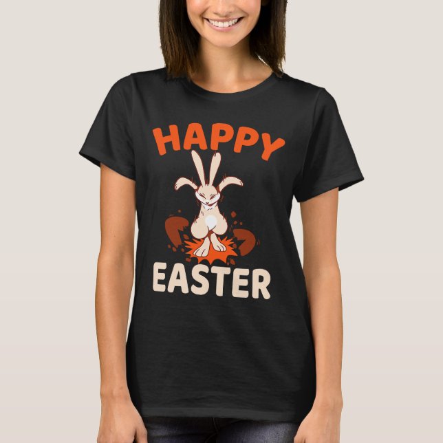 Camiseta Felices Fiestas de Pascua en los Juegos de Pascua (Anverso)