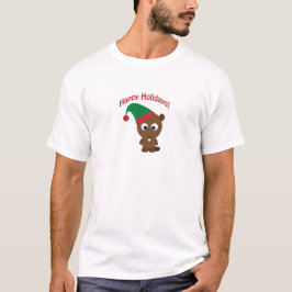 Camiseta ¡Felices Fiestas! Elf Navidades Beaver