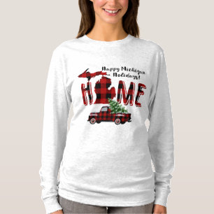 Camiseta ¡Felices Fiestas en Michigan!