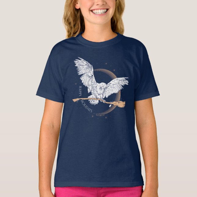 Camiseta Felices Fiestas Entrega de Hedwig (Anverso)