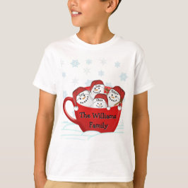 Camiseta Felices Fiestas Familia Marshmallow