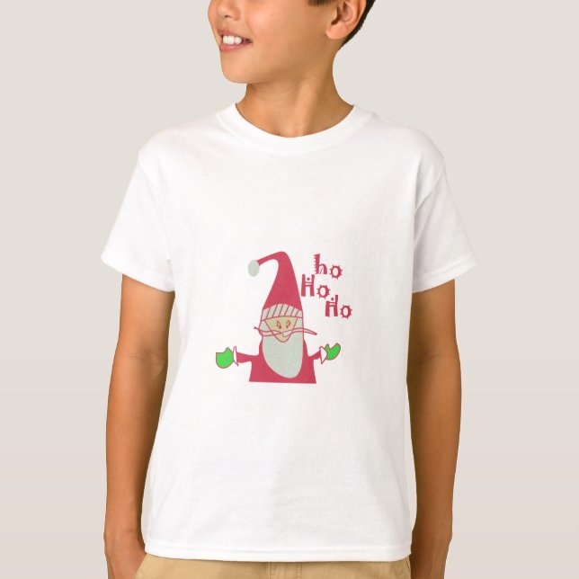 Camiseta Felices Fiestas Ho Ho Ho Ho Ho Feliz Navidad.png (Anverso)