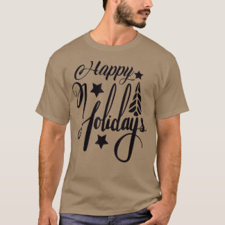 Camiseta Felices fiestas Navidades de Navidad