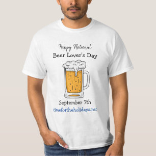 Camiseta Felices fiestas navideñas del Día de la Cerveza Na