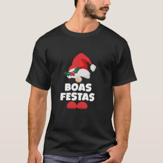 Camiseta Felices Fiestas Portugal Portugués Feliz Navidad 
