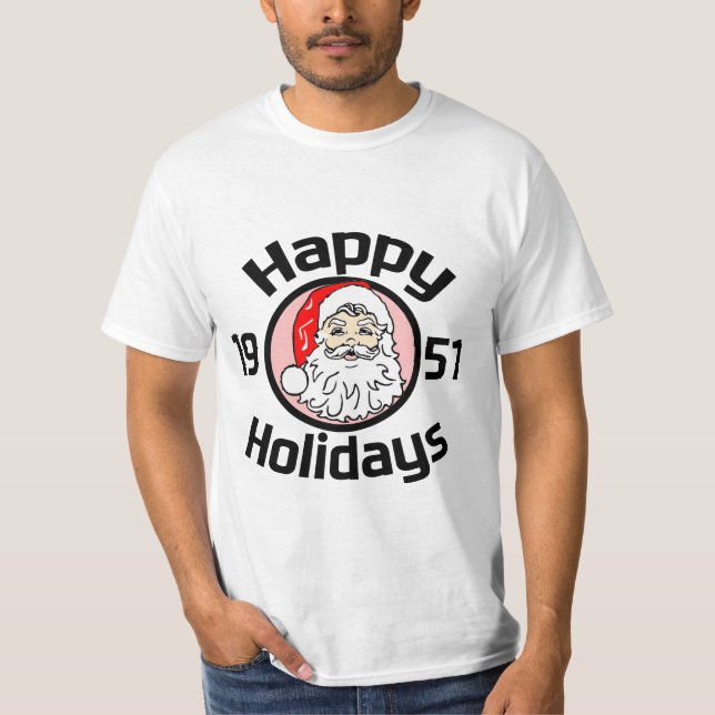 Camiseta Felices fiestas Santa 1951 (Anverso)