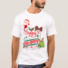 Camiseta Felices fiestas Santa y Kero