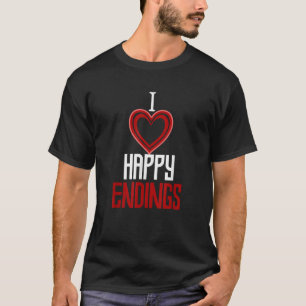 Camiseta Felices finales Regalos Día de San Valentín de Lad