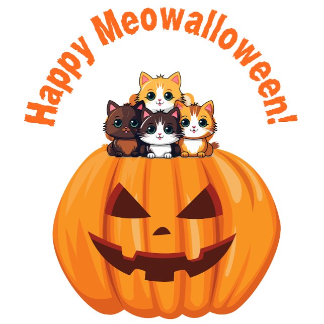 Camiseta Felices gatitos de Halloween en Meowalloween (Subido por el creador)