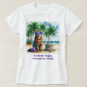 Camiseta Felices Gato Gato Gato Gato Gato Gato Gatito Amant