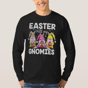 Camiseta Felices Gnomes De Pascua Con Huevos De Arejas Cone