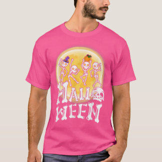 Camiseta Felices Halloween 2022-Dancing Skeleton Halloween-