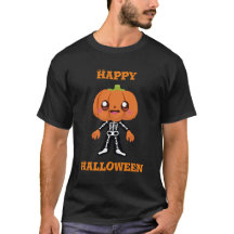 Felices Halloween Calabaza Skeleton