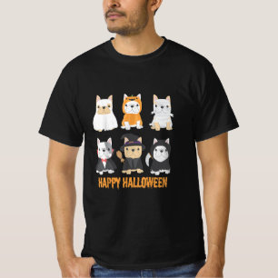 Camiseta Felices hogueras de Halloween adoran a los Bulldog