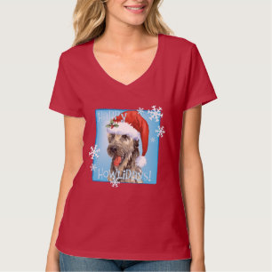 Camiseta Felices Howlidays Irish Wolfhound