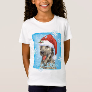 Camiseta Felices Howlidays Irish Wolfhound