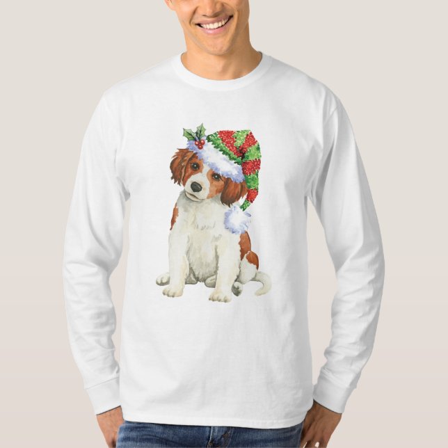 Camiseta Felices Howlidays Kooikerhondje (Anverso)