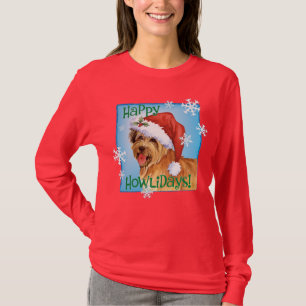 Camiseta Felices Howlidays Pastor Pirineo