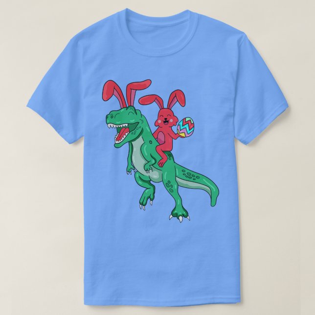 Camiseta Felices Huevos de Dinosaurios de Semana Santa T Re (Diseño del anverso)