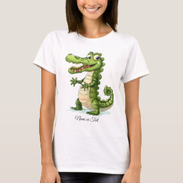 Camiseta Felices mujeres de árboles de selva de cocodrilos 