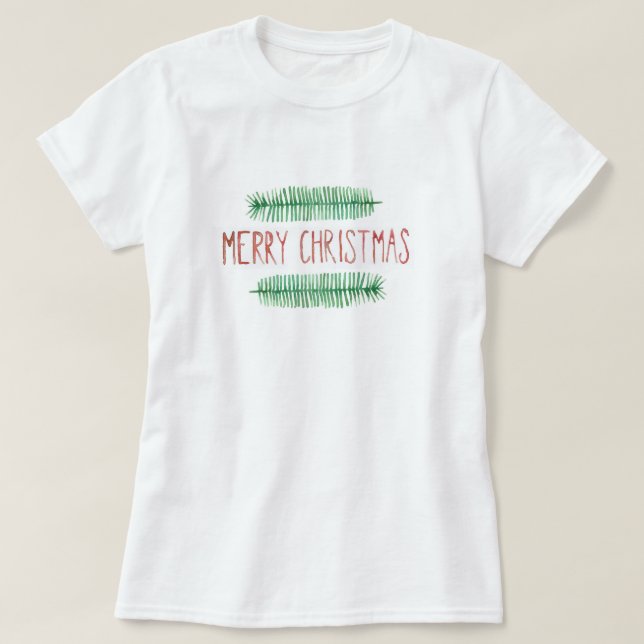 Camiseta Felices Navidad (Diseño del anverso)