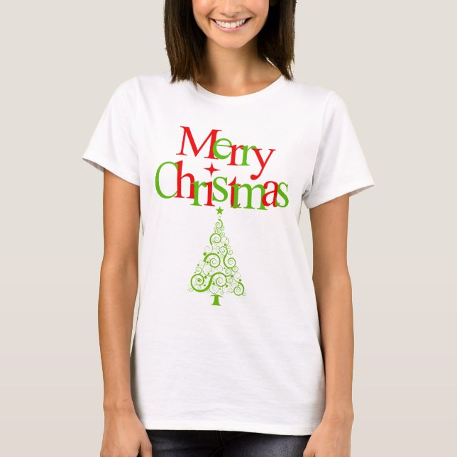 Camiseta Felices Navidad (Anverso)