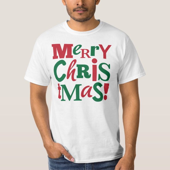 Camiseta Felices Navidad (Anverso)