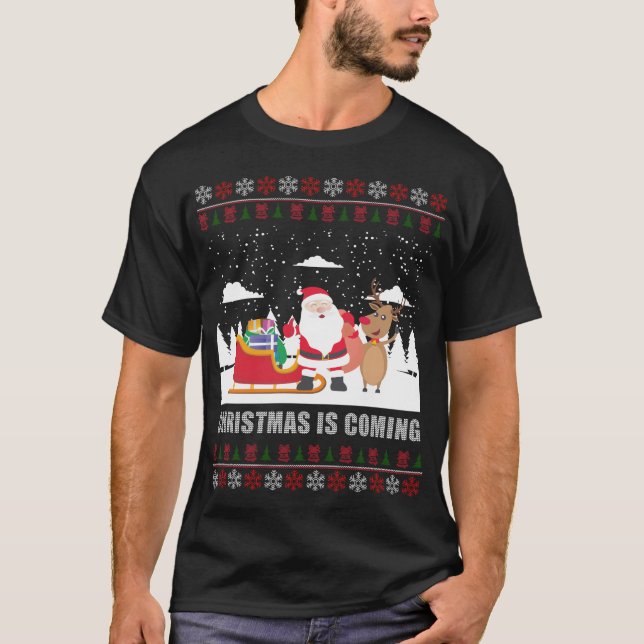 Camiseta Felices Navidad (Anverso)