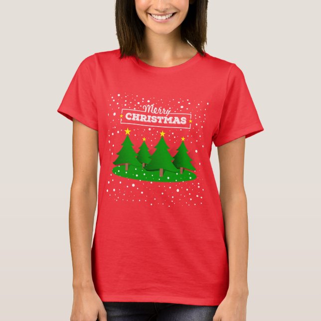 Camiseta Felices Navidad (Anverso)