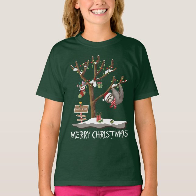Camiseta FELICES NAVIDAD A PARTIR del día de fiesta de la (Anverso)