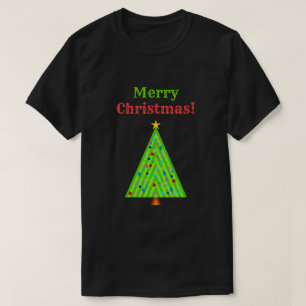 Camiseta "Felices Navidad!" + Árbol de navidad adornado