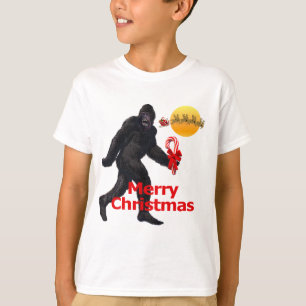 Camiseta Felices Navidad Bigfoot