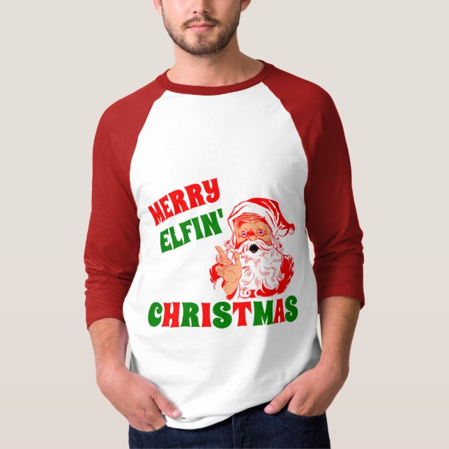 Camiseta Felices Navidad de ELFIN (Anverso)