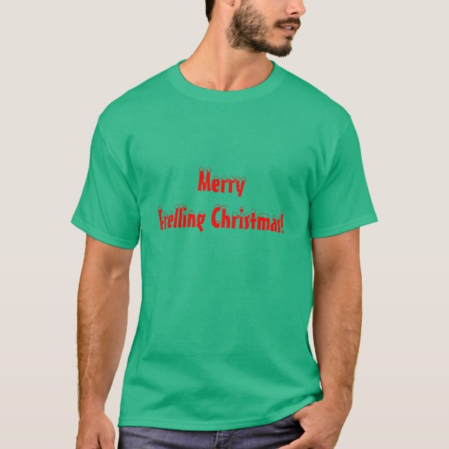 Camiseta ¡Felices Navidad de Frelling! (Anverso)