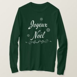 Camiseta Felices Navidad de Luisiana Cajun del francés de