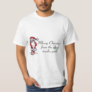 Camiseta Felices Navidad del parque de caravanas entero