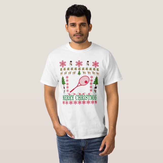 Camiseta FELICES NAVIDAD DEL TENIS. .png (Anverso completo)