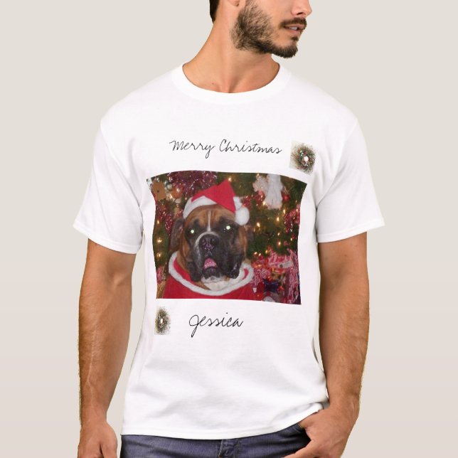 Camiseta Felices Navidad jessica (Anverso)